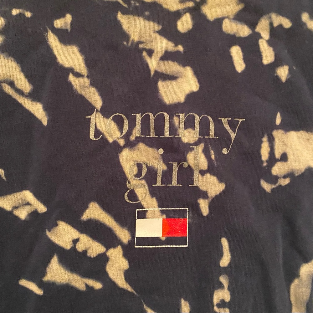 Vintage Tommy Girl Bleached Crewneck XL